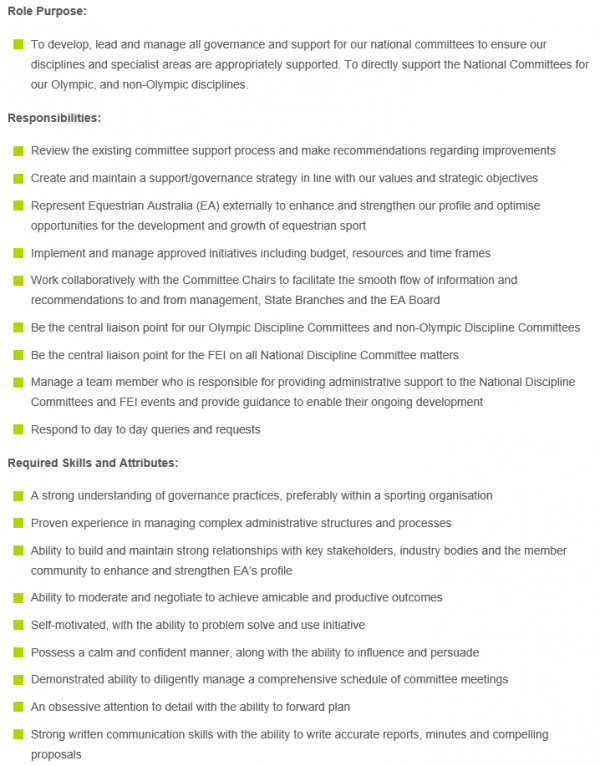 Committee Liaison Manager