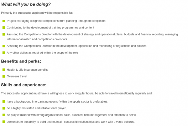Competitions Manager
