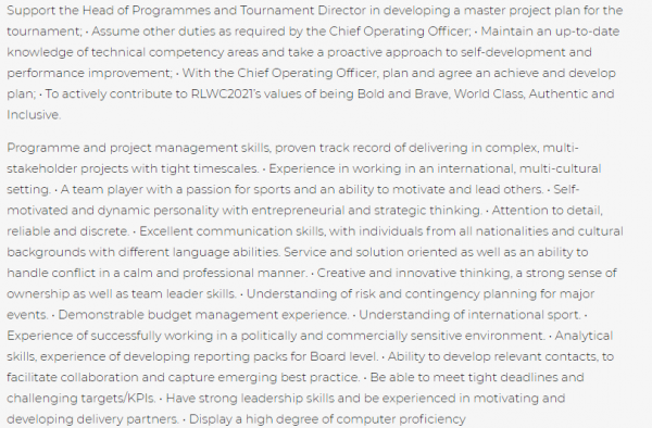 Head of Match Operations