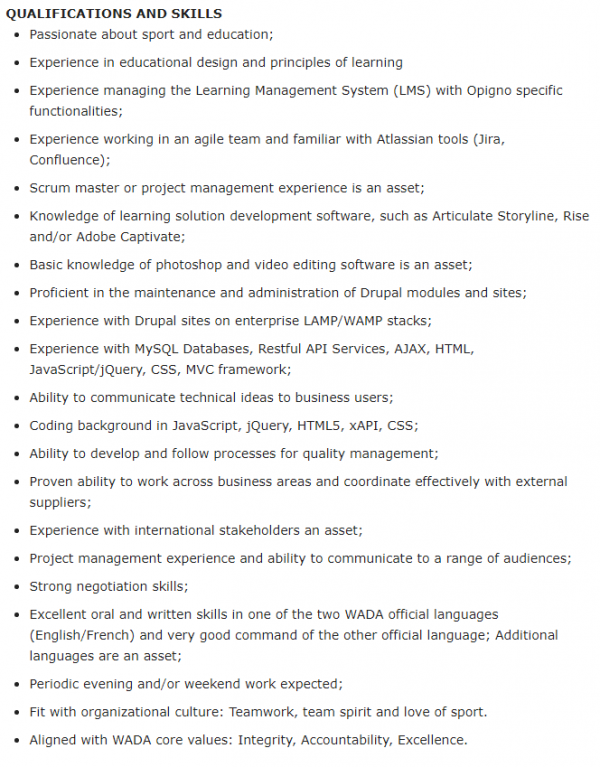 Manager, Education