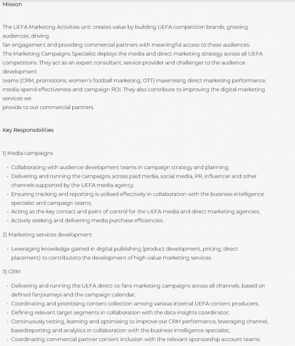 Marketing Campaigns Specialist