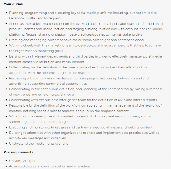 Social Media Manager
